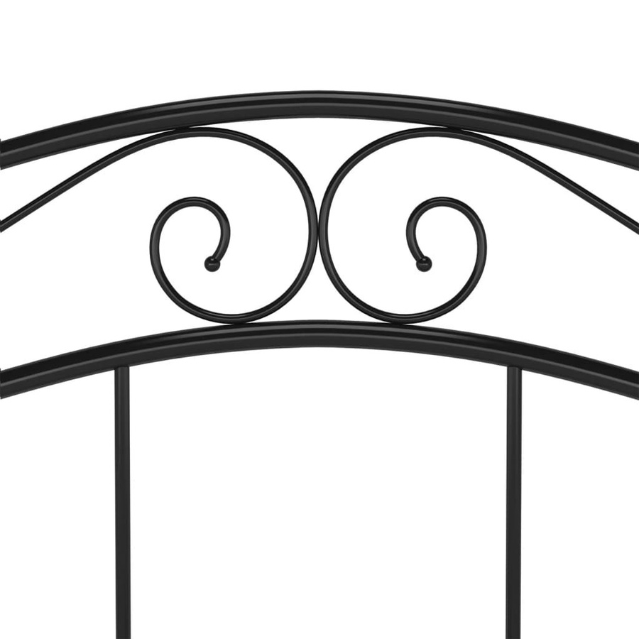 vidaXL Bettrahmen aus Metall in Schwarz, B/T/H: 120 x 200 x 127 cm - Bild 2