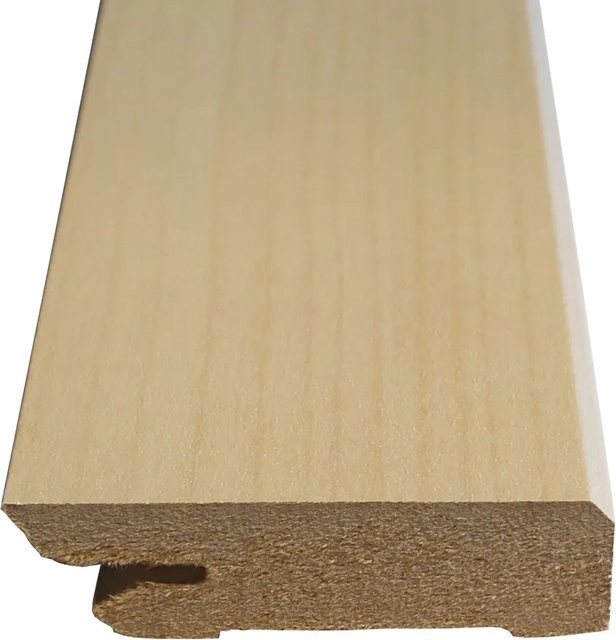 Döllken Profiles Sockelleiste Ahorn foliert in Beige, H: 50 mm, B: 14 mm, Länge: 2400 mm - Bild 1