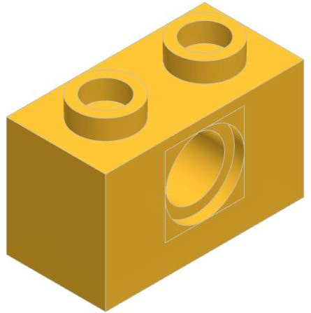 Yiran toy Baustein Komponenten Steine, 10-teiliges Set, Gelb - Bild 1