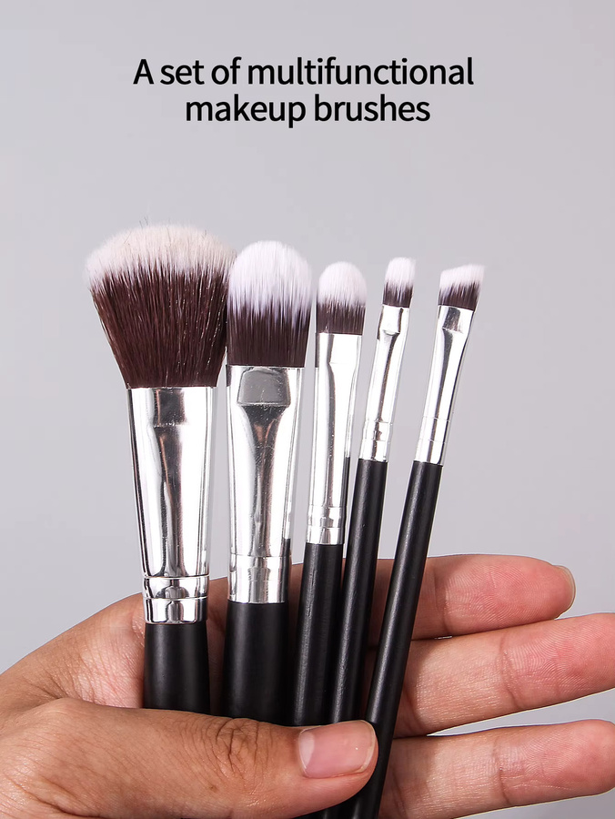 KOSSHOW Make-up-Pinsel-Set, 9-teilig, mit Puderschwamm und Puderquaste - Bild 3