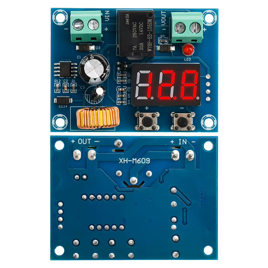 Diymore XH-M609 DC6-60V Lademodul mit Spannungsschutz und präziser Unterspannungssicherung in Blau - Bild 3