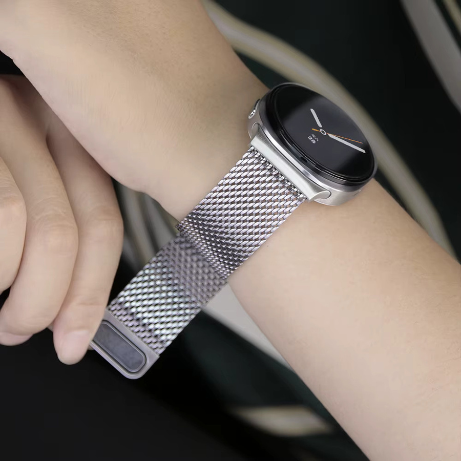 Samsung Uhrenarmband Milanaise, Edelstahl, Silber, Unisex - Bild 2