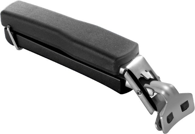 CosyHome Schüsselclip aus Edelstahl und Silikon in Schwarz als hitzebeständige Greifzange zum Schutz vor Verbrühungen - Bild 1