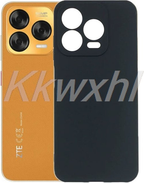 Original Schutzhülle für ZTE Blade V70 Vita und Nubia V70 Design, weiche TPU Rückseite, Schwarz - Bild 1