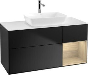 V&B Waschtischunterschrank Finion in Weiß lackiert, Breite: 120 cm, Tiefe: 50,1 cm, Höhe: 50,1 cm - Bild 1
