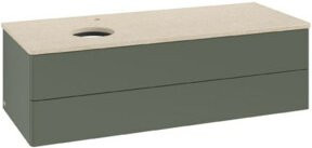 V&B Waschtischunterschrank Antao ohne Frontstruktur in Lacquer, B/T/H: 120 x 36 x 50 cm - Bild 1