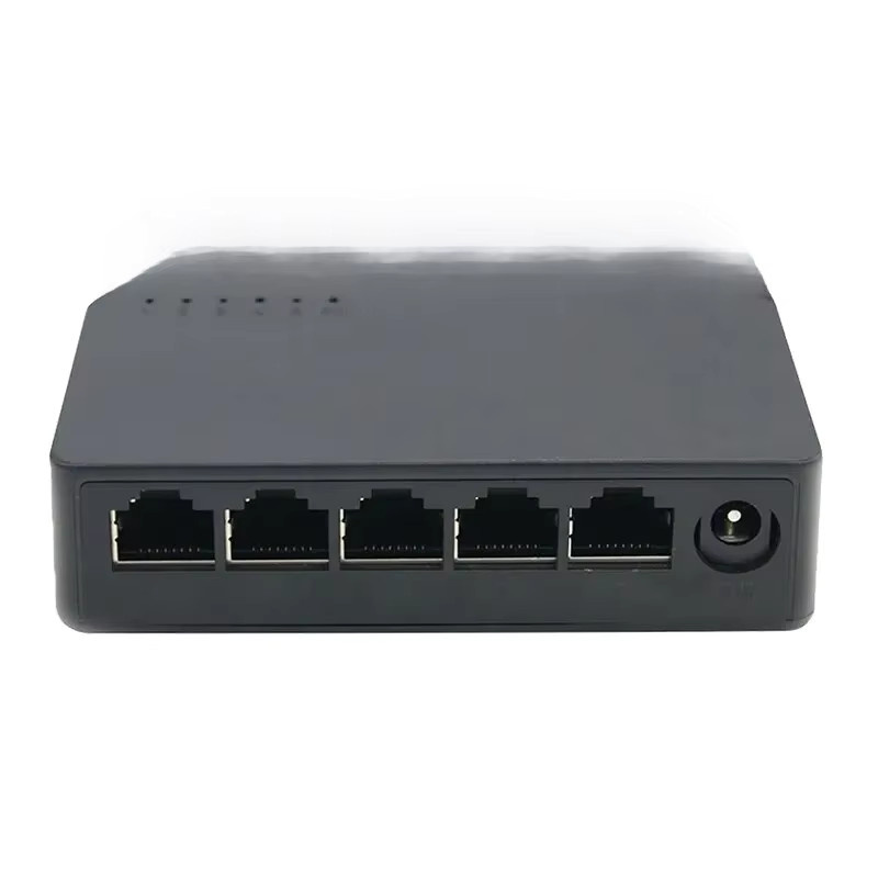 KuWFi 5 Ports Gigabit Ethernet Switch 1000 Mbit/s mit WAN und LAN Ports für Home Office und IP Kameras - Bild 5