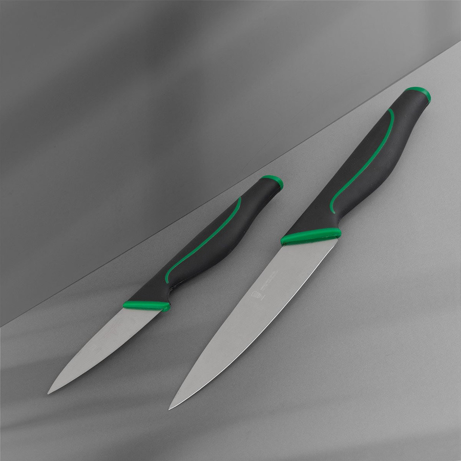 Fackelmann Messer-Set Bonn Basics, 2-teilig, Schwarz - Bild 2
