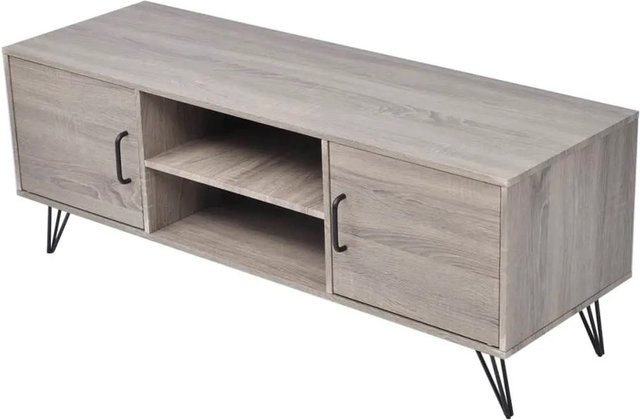 vidaXL TV-Schrank modern in Grau B/T/H: 120 x 40 x 45 cm - Bild 1