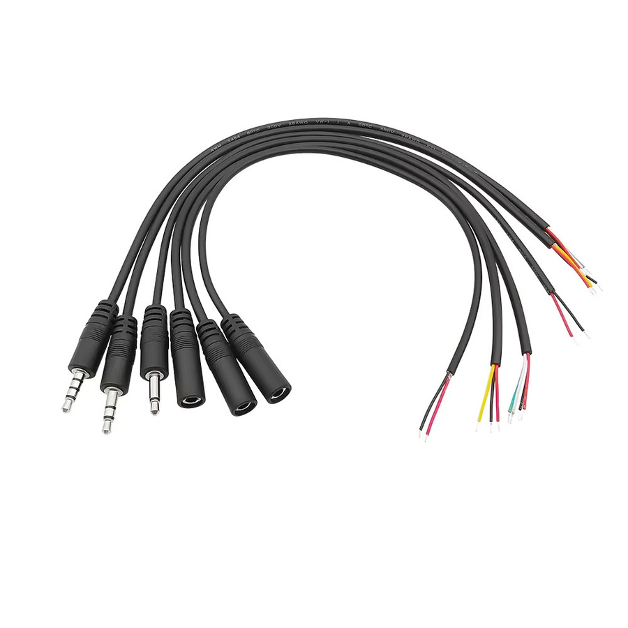 Cltgxdd Audio Verlängerungskabel mit 3,5 mm Klinkenstecker Mono Stereo Männlich Weiblich in Schwarz - Bild 2