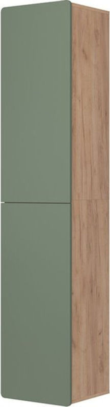 Vicco Hochschrank Izan Modern in Grün mit Drehtüren, B/T/H: 36,6 x 33,2 x 171,6 cm - Bild 1