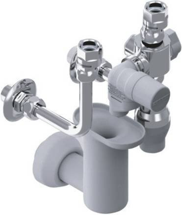AEG Wasseranschlussventil Rückschlagventil in Chrom und Silber - Bild 1
