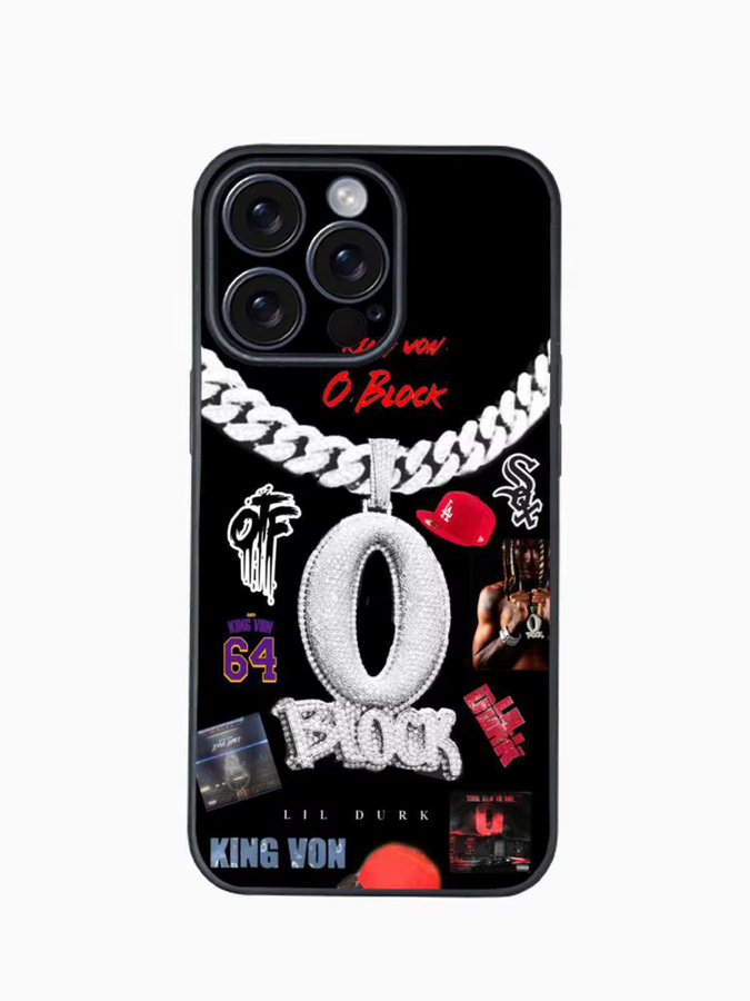 K-King Rapper Handyhülle mit Plating-Effekt für iPhone 12 bis 17 Pro Max Plus in White und Multicolour - Bild 4