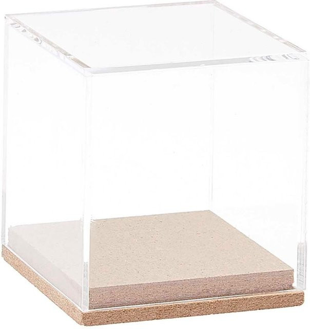 Rico Design Figurico Dekohaube Würfel transparent B/T/H: 9,5 x 9,5 x 10 cm - Bild 1