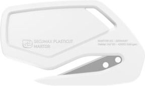 MARTOR Sicherheitsmesser SECUMAX PLASTICUT weiß 100er Set mit einziehbarer Klinge - Bild 1