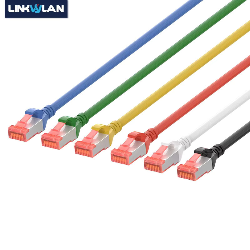 Linkwylan RJ45 Cat 6 SFTP Ethernet-Kabel Snagless geschirmtes LAN-Patchkabel in Grün - Bild 2
