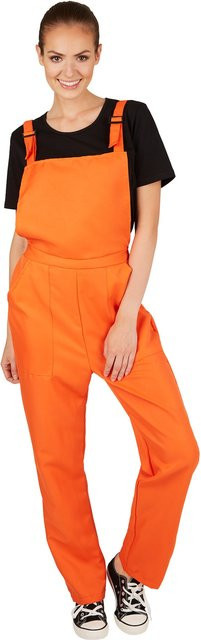 tectake Latzhose, Orange - Bild 1