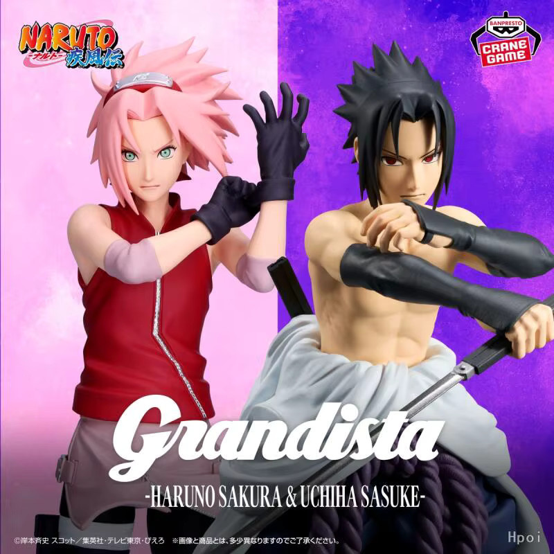 Bandai Banpresto Naruto Shippuden Grandista Uchiha Sasuke Haruno Sakura, Actionfiguren - Bild 3