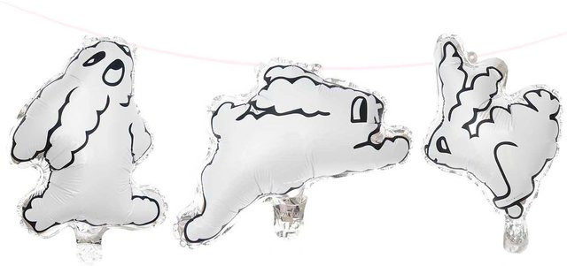 Rico Design Mini-Folienballon Set mit Hasen-Motiven - Bild 1