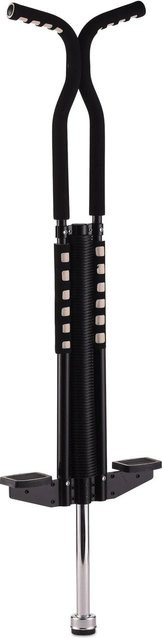Relaxdays Pogo Stick Edelstahl Schwarz Rutschfest Gepolstert - Bild 1