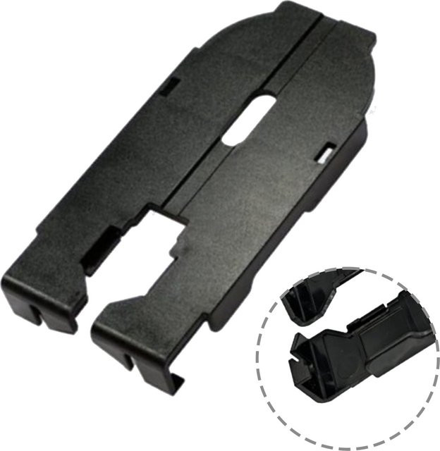 DeWalt Stichsägen-Sohlenplatte 581268-00 für DCS331 DW331 DW333 DC330 Akku-Stichsägen, Farbe: Schwarz, B/T/H: 16,5 x 8,5 x 2,2 cm - Bild 1