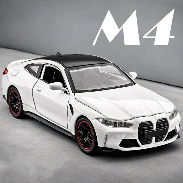 RMZ city M4 320I Modellauto, 1:32, Metall, Sound, Licht, Gummi Reifen - Bild 1