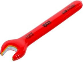 BGS VDE Einmaulschlüssel aus Chrom-Vanadium in Rot, SW 12 mm - Bild 1