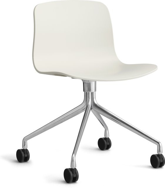 HAY About A Chair AAC 14 Drehstuhl in Beige mit Rollen - Bild 1