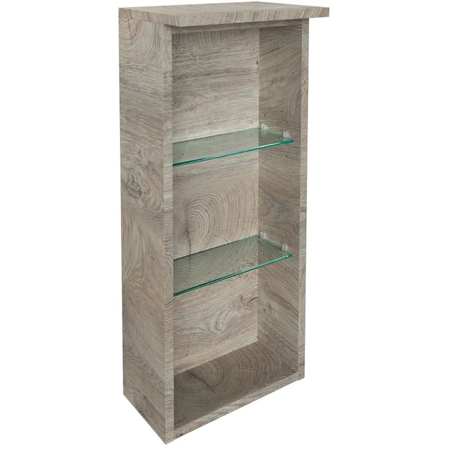 Fackelmann Regal Oxford in Eiche Nature mit 3 Fächern, B/H/T: 30 x 69,6 x 20 cm - Bild 2