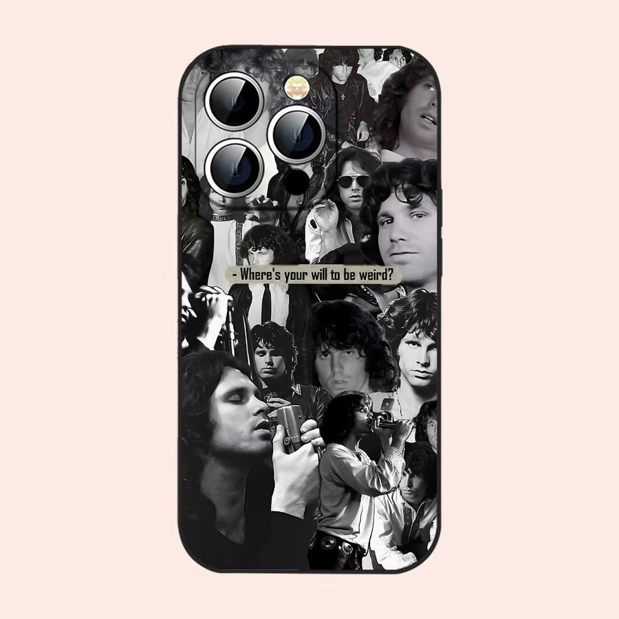 D-Doors J-Jim M-Morrison Handyhülle Schwarz für iPhone 17, 16, 15, 14, 13, 11 Pro Max, Plus, X, Xr, Xs Max und 13 Mini - Bild 7