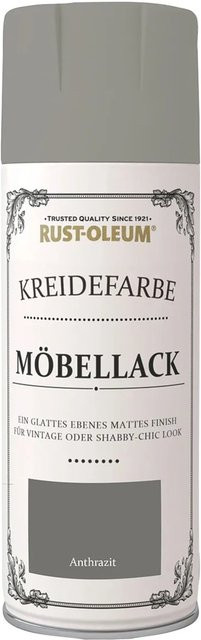 Rust-Oleum Kreidefarbe Sprühfarbe für Möbel in Anthrazit matt, 400 ml - Bild 1