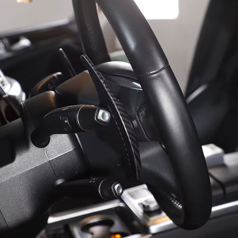 Suetlcoity Auto Lenkrad Shift Paddle Shifter Verlängerung für Mercedes Benz A B E R M Klasse, Schwarz - Bild 3