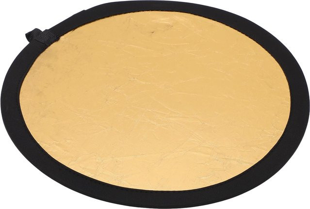 Koogeelife 2 in 1 Fotografie Reflektor Gold und Beige, rund, faltbar und tragbar, Durchmesser: 30 cm - Bild 1