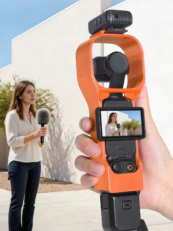 DJI Pocket 3 Schutzgehäuse mit Objektivschutz, Displayschutz und Käfig für schnelles Filmen - Bild 5