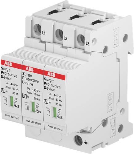 ABB 2CTB815708R4100 OVR T2 80-440S P Q Überspannungs-Schutzeinrichtung 30 kA in Weiß - Bild 1