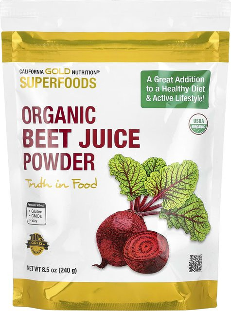California Gold Nutrition Bio-Rübensaftpulver 240 g - Bild 1
