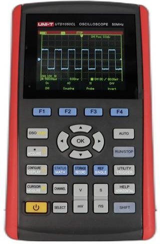 Uni-T UTD1050CL Digital-Oszilloskop mit 50MHz, 200 MSa/s, 12 kpts, 8 Bit und Multimeter-Funktionen - Bild 1
