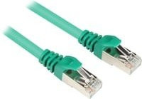 Sharkoon Patchkabel RJ45 Cat.6 SFTP Ethernet LAN in Grün, Länge: 2,0 m - Bild 1