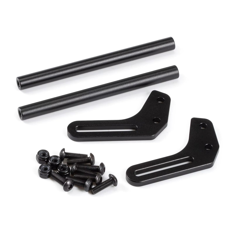 HooCrawler LCG-Stoßstange aus Aluminiumlegierung, Schwarz, Metall - Bild 2