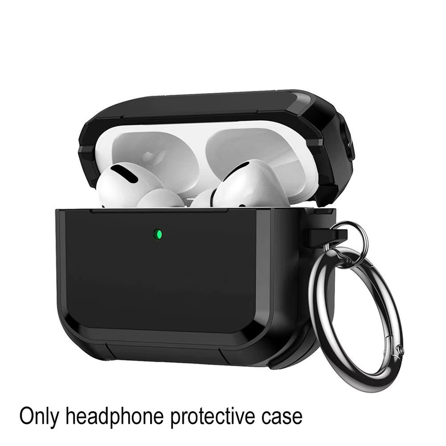 Apple Schutzhülle für AirPods Pro 3 in Rot mit Metall-Schlüsselanhänger-Ring - Bild 6