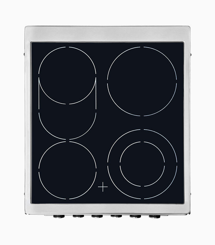 Exquisit Elektro-Standherd ECM 5-4.1BZ Inox in Silber mit Glaskeramikkochfeld und 47 l Backofenvolumen - Bild 6