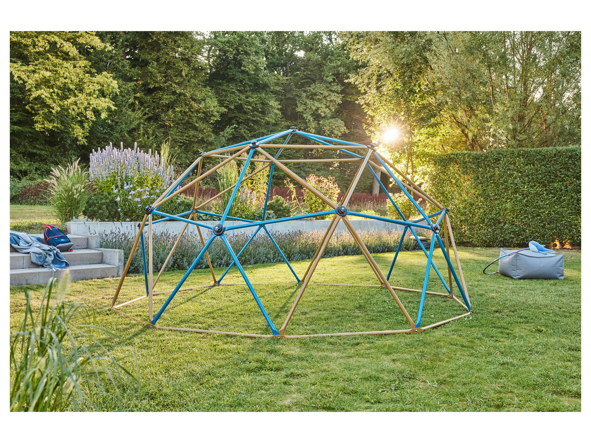 Home Deluxe Klettergerüst Matti in Blau-Bronze inklusive Zelt und Schaukel - Bild 2
