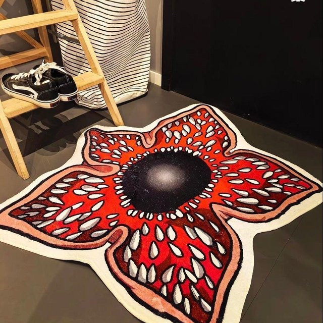 Stranger Things Teppich in Multicolour für dein Wohnzimmer, B/T: 103 x 120 cm - Bild 1