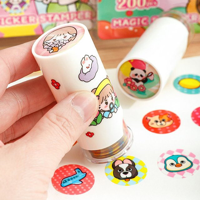 K-MIME Zauberstempelaufkleber in Multicolour für Kinder als Geschenkpreis - Bild 1