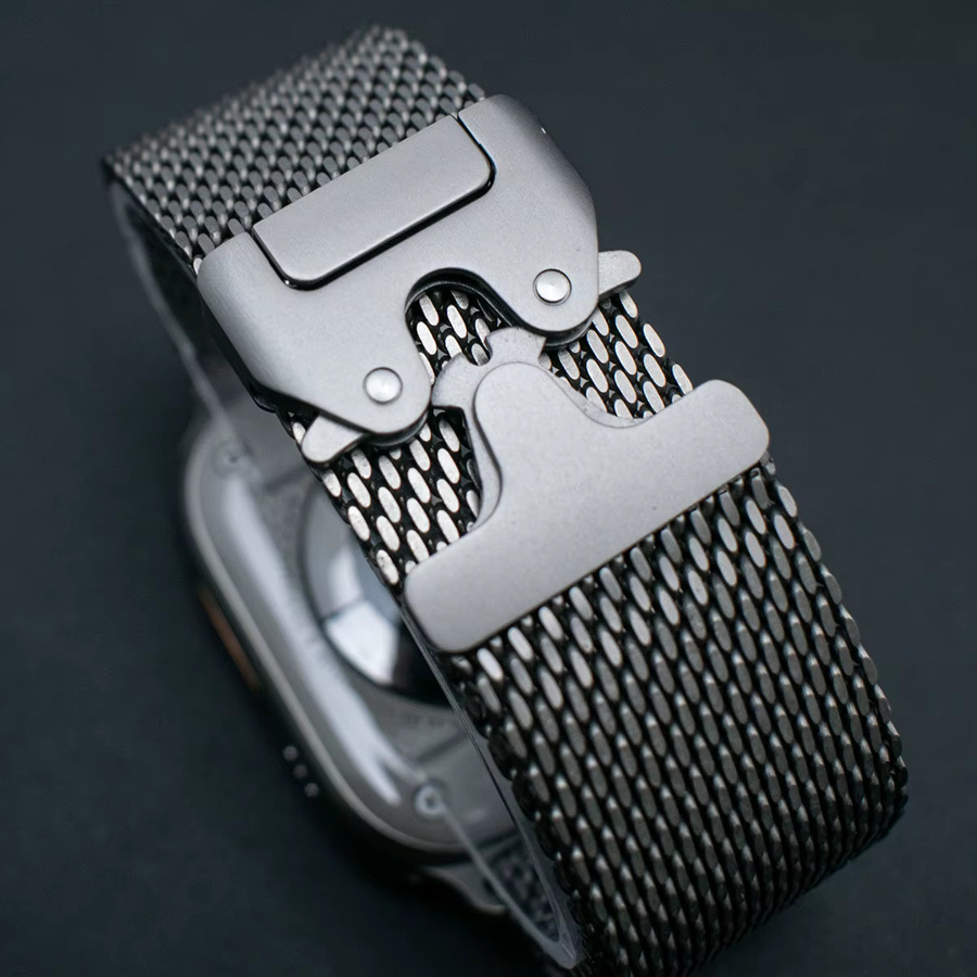 Vwar Armband Titan, Milanaise, Schwarz, Unisex - Bild 2