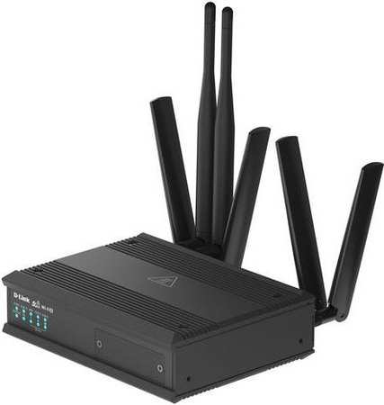 D-Link DTM-550-G 5G-Transit-Router mit WiFi 6, Dual-Band und Ethernet/LAN in Schwarz