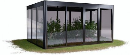 SunElements Gewächshaus SunGarden Power 4.3, B/H/T: 443 x 229 x 338 cm, anthrazit-metallic grau - Bild 1