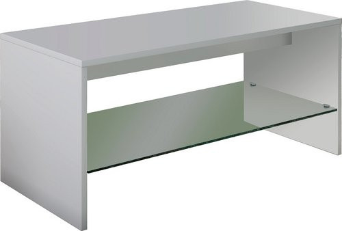 VCM Couchtisch Wisal in Weiss, B/T/H: 40 x 40 x 90 cm - Bild 1