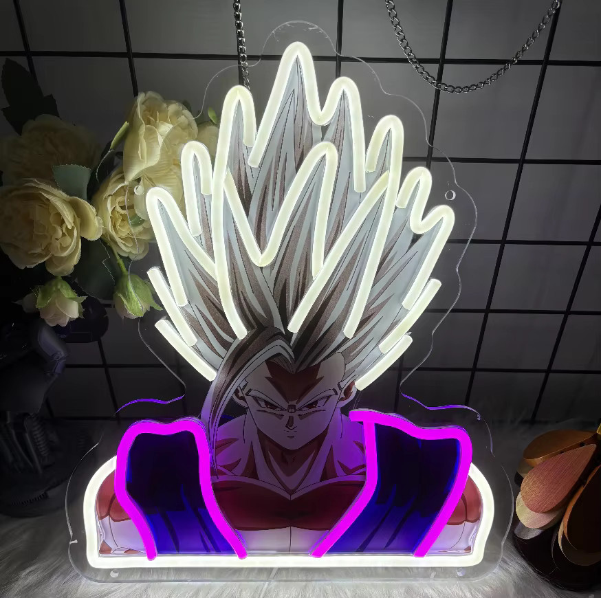 Bandai Anime Dragon Ball One Piece Acryl Neon LED Licht Kunstwerk in Multicolour für dein Zuhause - Bild 2