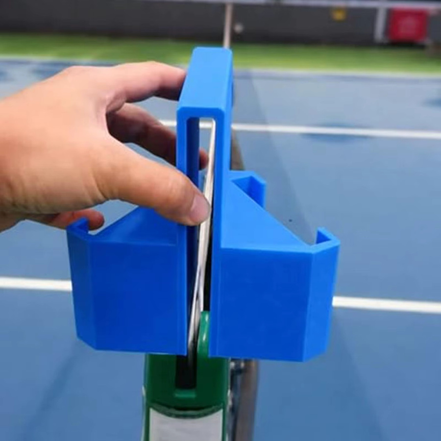 Tragbarer Tenniskamera-Halter in Blau für Spielanalyse und Live-Streaming, 3D-gedruckte Zaun-Telefonhalterung - Bild 4